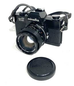 bk-586 minolta ミノルタ 一眼レフフィルムカメラ SRT SUPER レンズ付属 MC ROKKOR-PG 1:1.4 f=50mm ジャンク (O104-3)