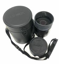 ★ MINOLTA ミノルタ レフレックス AF REFLEX 500mm 1:8 カメラレンズ ミラーレンズ 一眼レフ用 ケース付き 動作未確認 現状品 T150-6_画像1