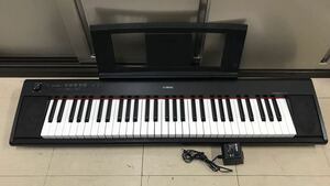 YAMAHA piaggero NP-12 ヤマハ ピアジェーロ 電子ピアノ 電子キーボード ブラック 動作確認済み 2018年製 61鍵盤 Y192-12