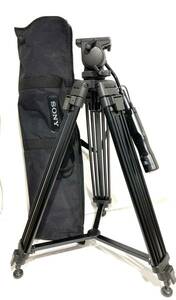△bk-572 ソニー SONY VCT-1170RM 三脚 ビデオカメラ三脚 三脚 カメラスタンド 3段高さ調整 収納バッグ付(S66-2)