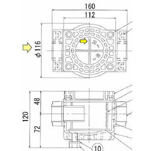 コーヨー（友鉄） 砂取器 25Ａ 25mm スケルトン 塩ビ樹脂 在庫有 砂ろ過 砂こし器 井戸用 井戸ポンプ 新品 SKT25の画像3