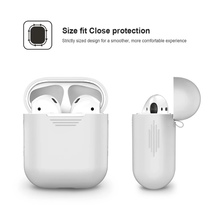 AirPods ケース カバー シリコン　エアーポッズ エアーポッド　ブルー i12やi14など様々なイヤホンでも利用可能 特殊加工 完全保護_画像4