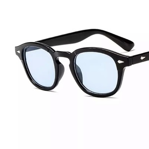 Солнцезащитные очки синий классический цвет линзы бостон тип стильные цветные солнцезащитные очки синий чистый цвет объектив ☆
