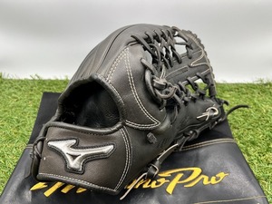 【022209】MizunoPro ミズノプロ 耕作刻印 HAGAJAPAN 一般用 硬式 外野手用 オーダー グローブ イチロー型 プラチナラベル 【40206G02】