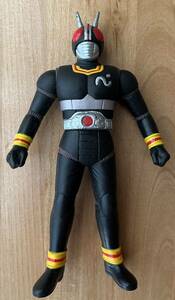 ◇仮面ライダー BLACK ソフビ フィギュア 中古 1987 バンダイ 昭和ライダー ソフビ人形