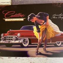 ブリキ看板 キャデラック Cadillac クラシックカー アンティーク レトロ セクシーガール 壁掛けプレート 金属パネル 壁飾り ガレージ 車屋_画像1