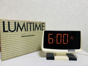 良品！レトロ　『LUMITIME』1970年代 ルミタイム KT-10B 田村電気 デジタル時計 ヴィンテージ 60Hz仕様 / パタパタ時計 COPAL