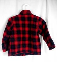BACK＆FORTH 長袖シャツ　ネルシャツ　KIDS90cm　赤色チェック柄　子供服　JTB-359_画像2