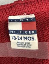 TOMMY HILFIGER 子供服　ニットパーカー　赤色ニット JTB-291_画像3