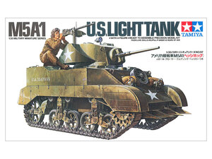 TAMIYA タミヤ 1/35 ミリタリーミニチュアシリーズ No.97 アメリカ軽戦車 M5A1 ヘッジホッグ