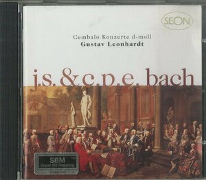 D00121979/CD/グスタフ・レオンハルト「j.s&c.e.p Bach / Cembalo koncerte D-Moll」