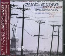D00125474/CD/カウンティング・クロウズ(COUNTING CROWS)「Across A Wire / Live In New York City (1998年・MVCF-30001-2・オルタナ)」_画像1