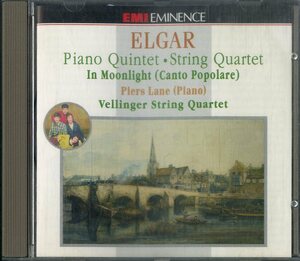 D00143109/CD/ヴェリンガー弦楽四重奏団 / ピアーズ・レイン(Pf)「エルガー String Quartet In E Minor. Op.83 In Moonlight (Canto Popo