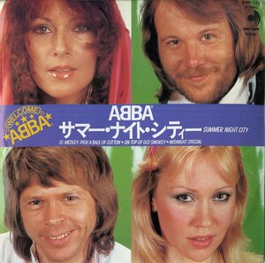 C00079976/EP/アバ(ABBA)「サマー・ナイト・シティー/Medley:Pick A Bale Of Cotton・On Top Of Old Smokey・Midnight Specail」