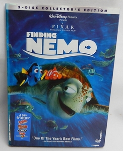 中古DVD「ファインディング・ニモ」ディズニー・ピクサーの名作　リージョン１　米国盤　日本語無し　特典ディスク付きの２枚組