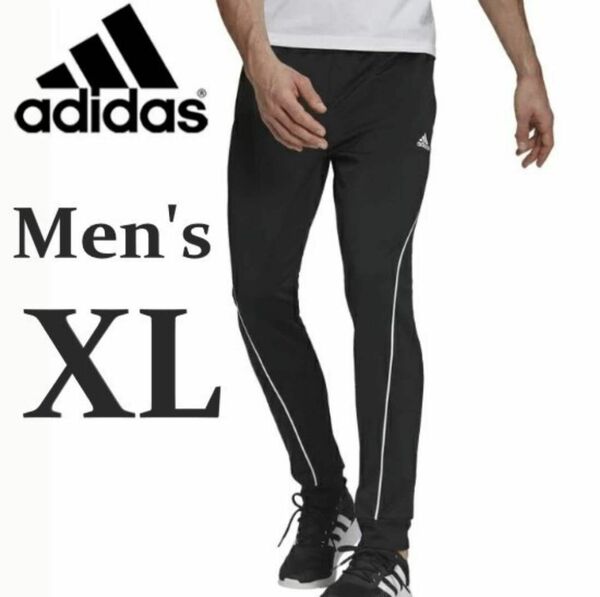 【大人気ジャージ】値下げ不可　値上げ予定　新品　アディダス　メンズ　ジャージ　ジョガーパンツ　XLサイズ　黒　正規品　ブラック