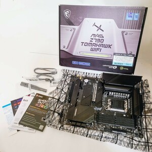 【動作確認済み】MSI マザーボード MAG Z790 TOMAHAWK WIFI DDR5 第12/13世代 CPU LGA1700 対応 ATX 使用期間少 箱・付属品あり