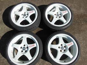 ☆OZ O.Z クロノ CRONO 8-17 PCD100 +35 & 215/40R17 4本セット セリカ装着☆