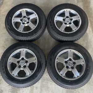 パジェロミニスタッドレスホイールセット　175/80R15 GOOD YEAR ICENAVI SUV 2019年製造 バリ山