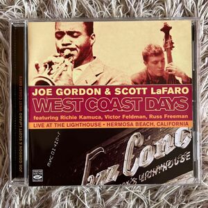 joe gordon & scott lafaro west coast days ジョー・ゴードン　スコット・ラファロ　CD