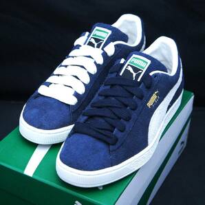 SALE！【新品】US9.5 27.5cm PUMA プーマ SUEDE FAT LACE スエード ファットレース NEW NAVY/FROSTED IVORY 国内正規品の画像3