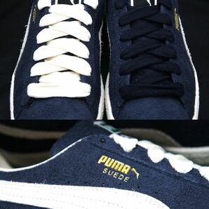 SALE！【新品】US9 27cm PUMA プーマ SUEDE FAT LACE スエード ファットレース NEW NAVY/FROSTED IVORY 国内正規品の画像7