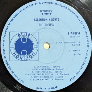 Top Topham-Ascension Heights★英Blue Horizon Orig.盤/マト１/Duster Bennett/Mike Vernon/Alan Skidmoreの画像3