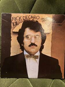 USオリジナル盤　Nick Decaro Italian Graffiti AOR名盤　山下達郎　シティポップ好きにも