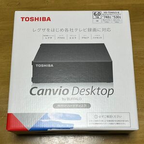 新品未使用・未開封 TOSHIBA HD-TDA6U3-B 6TB 外付HDD BUFFALO 東芝 外付けハードディスク