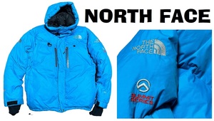 希少18年製USA買付ノースフェイスNORTHFACE/SUMMIT/800/WINDSTOPPERダウンジャケット★ターコイズ★XXL