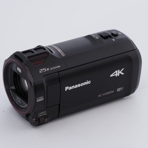 【ジャンク品】Panasonic パナソニック 4K ビデオカメラ VX985M 64GB あとから補正 ホワイト HC-VX985M #8950