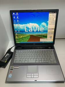 NEC LaVie LL750/F Celeron 1.6GHz/768MB/100GB/Windows XP Home Office2003 ノートPC PC-LL750FD