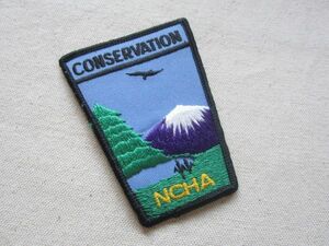 ビンテージ CONSERVATION NCHA 自然 環境保全 山 ワッペン/パッチ 企業 USA 古着 アメカジ アウトドア キャンプ 481