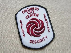 COLUMBCOLUMBUS CITY CENTER SECURITY SAFETY SERVICE 警備員 警察 警備 ワッペン/パッチ 企業 USA 古着 アメリカ Z03