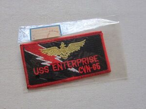 ミリタリー USS ENTERPRISE CVW 66 米軍 アメリカ海軍 ワッペン/パッチ カスタム 国家 米国 古着 サバゲー 485