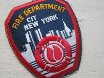 FIRE DEPARTMENT CITY NEW YORK ニューヨーク市 消防署 ワッペン/パッチ 企業 USA 古着 アメリカ アメカジ 警備 警察 488_画像2