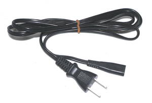  small stamp type power supply cable use unknown radio-cassette? cable length 1.5m 7A125V connector part size width 14mm height 7mm electrode interval 7mm