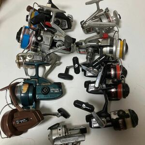 【リール11台まとめ】Daiwa ダイワ OLYMPICオリンピック　RYOBI リョービ スピニングリール　釣具 フィッシング リール　釣り　船　魚