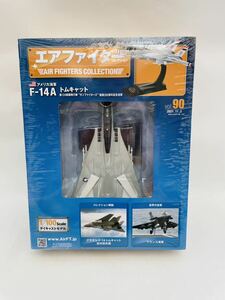 未開封 アシェット エアファイターコレクション #90 アメリカ海軍 F-14A トムキャット ガンファイターズ ダイキャストモデル