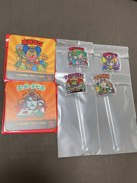 ビックリマン カラオケ パセラ マドラー コースター 6種 セット !