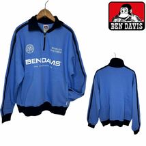 新品/未着用【デッドストック】BEN DAVIS(ベンデイビス)スウェットシリーズハーフジップ トレーナー 長袖 _画像1