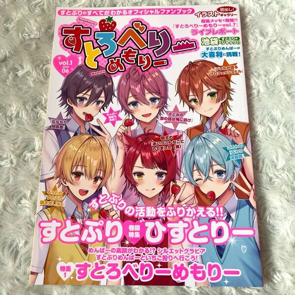 すとめもぶっく　すとろべりーめもりー vol.1 すとぷりひすとりー　ライブレポート　オフィシャルファンブック　特集　