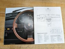 Z03□(カタログ)『アルファロメオ AlfaRomeo Giulietta ジュリエッタ』1982年 当時物 カタログパンフレット 旧車 英語版 240202_画像8