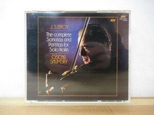 x65●オスカー・シュムスキー バッハ 無伴奏ヴァイオリンのためのソナタとパルティータ 全曲 CD2枚組 ASV-2001-2002 国内盤貴重廃盤 230202