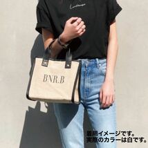 バナーバレット BANNER BARRETT S BAG ロゴ付き トートバッグ ホワイト 白 アイボリー 可愛い ミニバッグ 新品 未使用 春夏秋冬 カジュアル_画像7