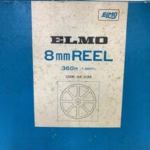 箱付き ELMO 8mm REEL 360m (1,200ft) CODE 04 2155 日本製 エルモ 8ミリ映写機用 1200フィート スチール製 リール カメラ 映像 フィルム_画像2