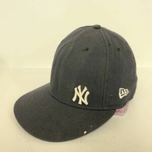 newera 59FFTY ニューエラ キャップ 野球帽 帽子 ハット アメリカ製 USA NY ニューヨークヤンキース ネイビー 紺色 7 1/2 ウール メンズ