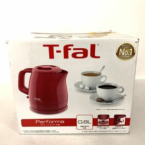 箱付き T-fal ティファール 電気ケトル パフォーマ レッド 赤 0.8L 取扱説明書 キッチン 食卓