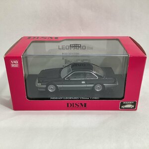 1/43 DISM　F31 LEOPARD Ultima 前期型 オプションホイール ブラックメタリックツートン 1986 日産 レパード　車高調整式 ディズム