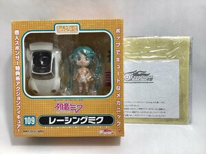 未開封　ねんどろいど　109　レーシングミク　キャラクター・ボーカル・シリーズ　初音ミク　フィギュア　デカール付き